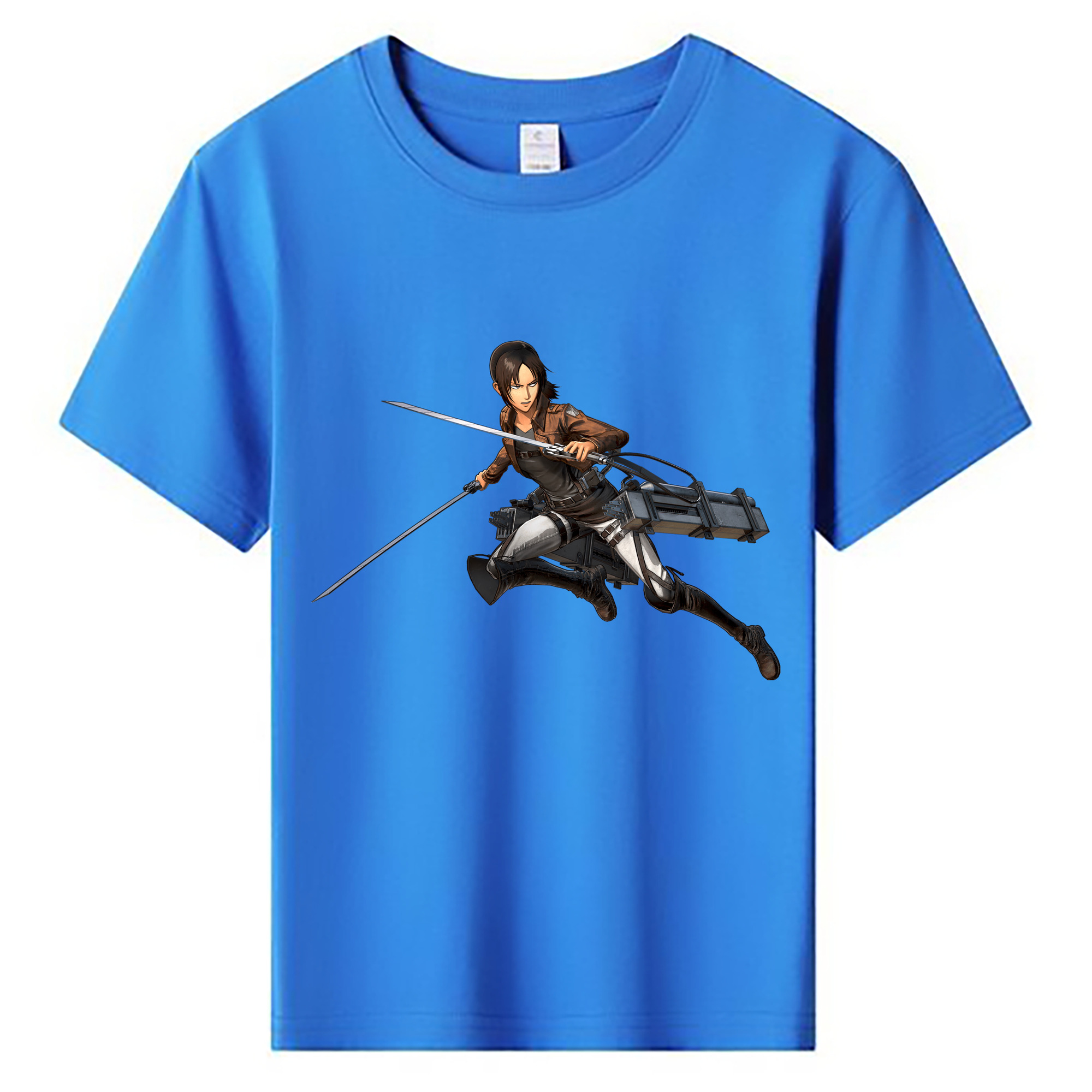 （画像用） 進撃の巨人 Attack on Titan 綿100％キッズTシャツ（フロントプリント）
